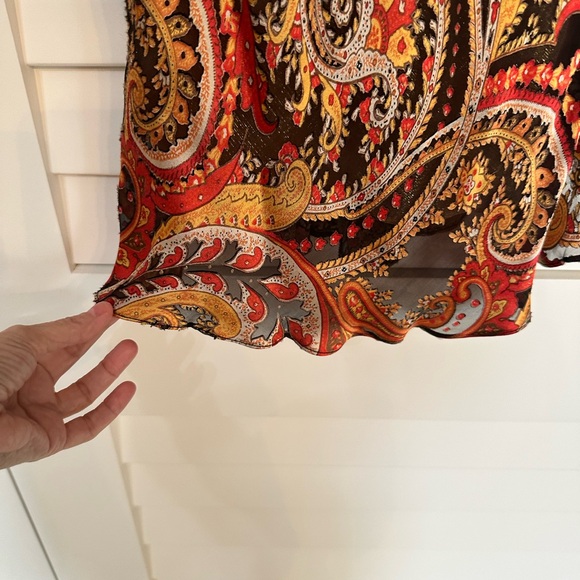 Vintage Silk Ginger & Java Embellished Mini Dress - Picture 15 of 15